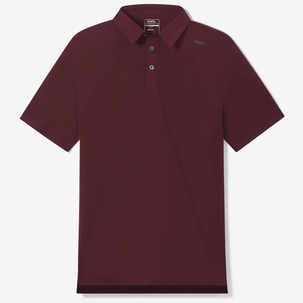 UNRL LEGEND POLO Dark Maroon NEVER WORN